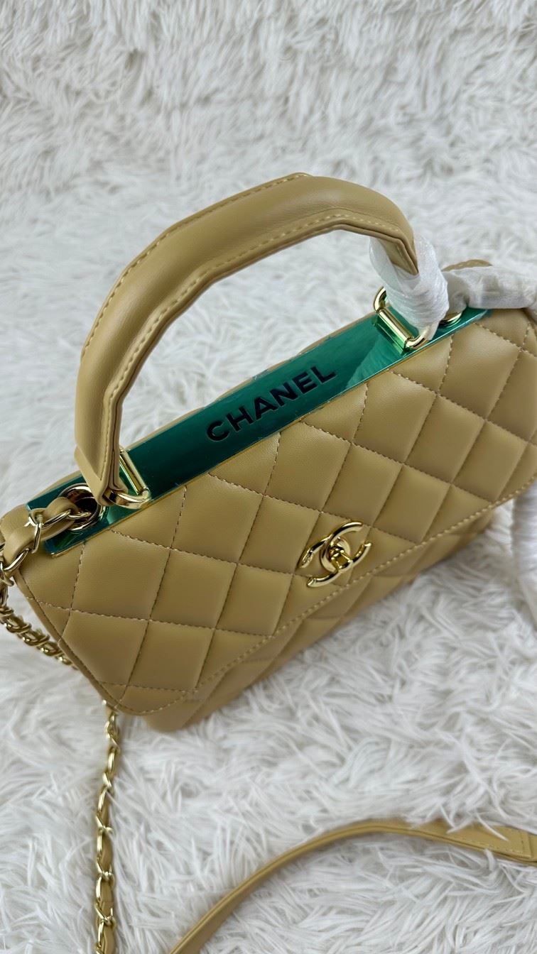 Ch**el top handle bags